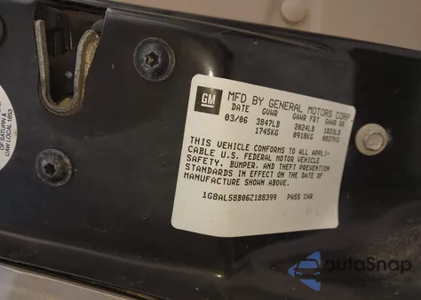 2006 Saturn Ion 3 из США, поврежденный, VIN 1G8AL58B06Z188399